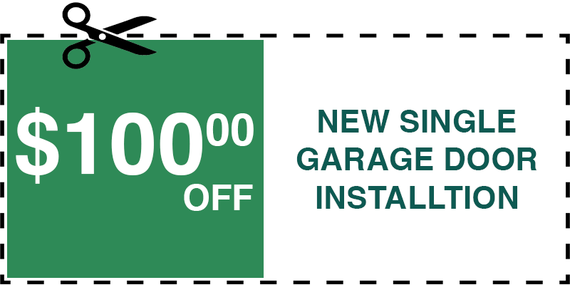100 off garage door repair Mount Vernon