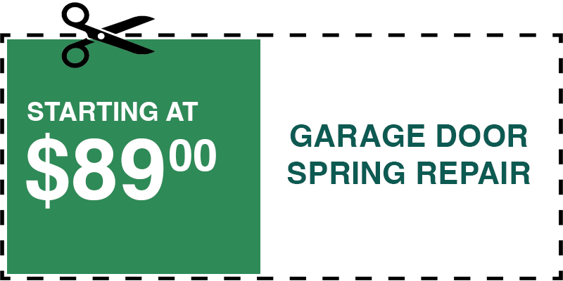 89 garage door SPRING repair Mount Vernon