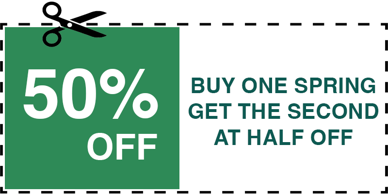 HALF OFF GARAGE SPRING FARMINGDALE Mount Vernon